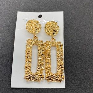 Good Plated Marble like Earrings! 
Fashion Jewelry